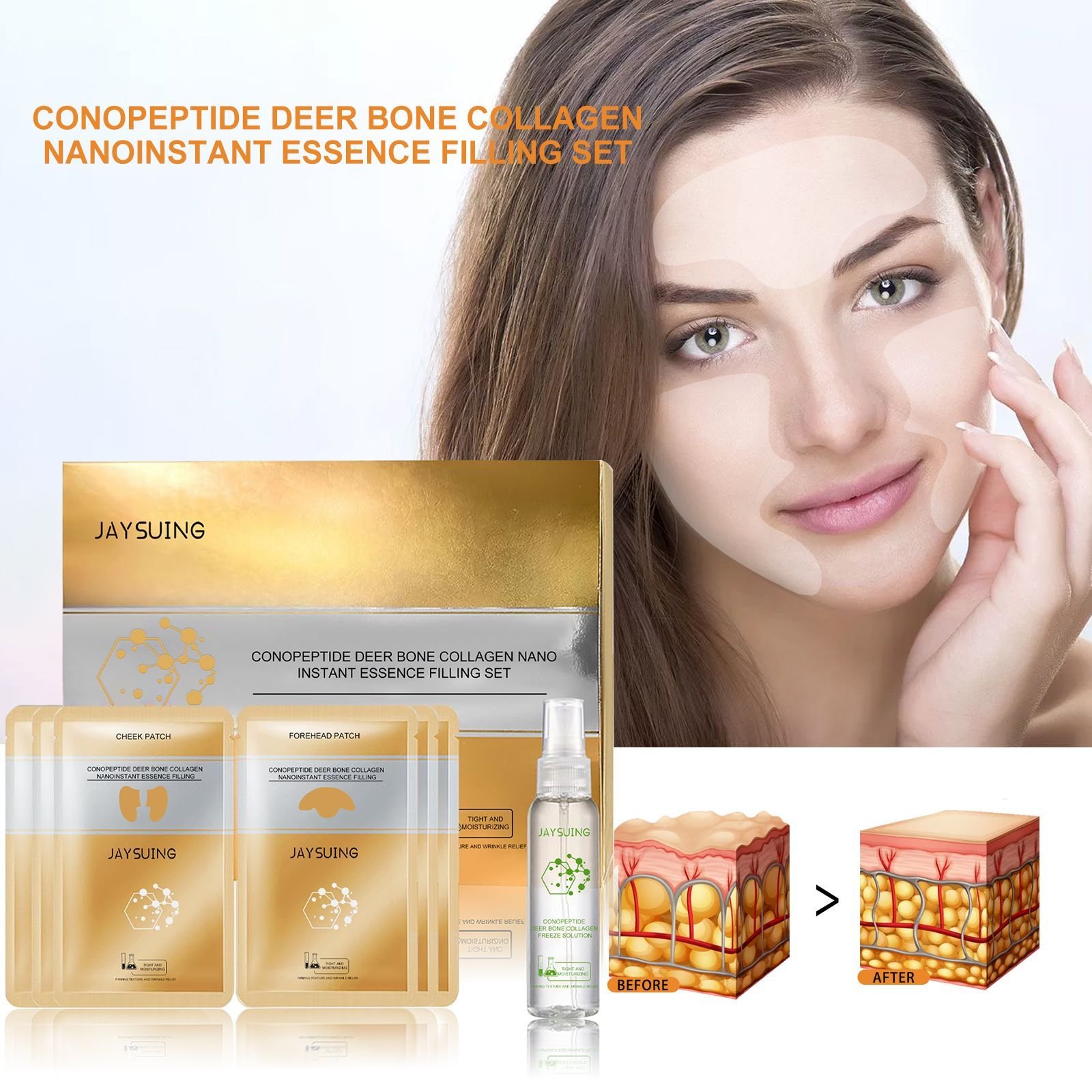Collagen Peptide Facial Skincare Set