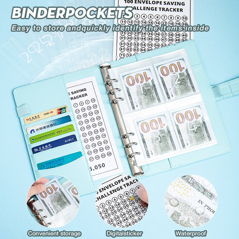 Days Money Saving Challenge Cash Savings Binder