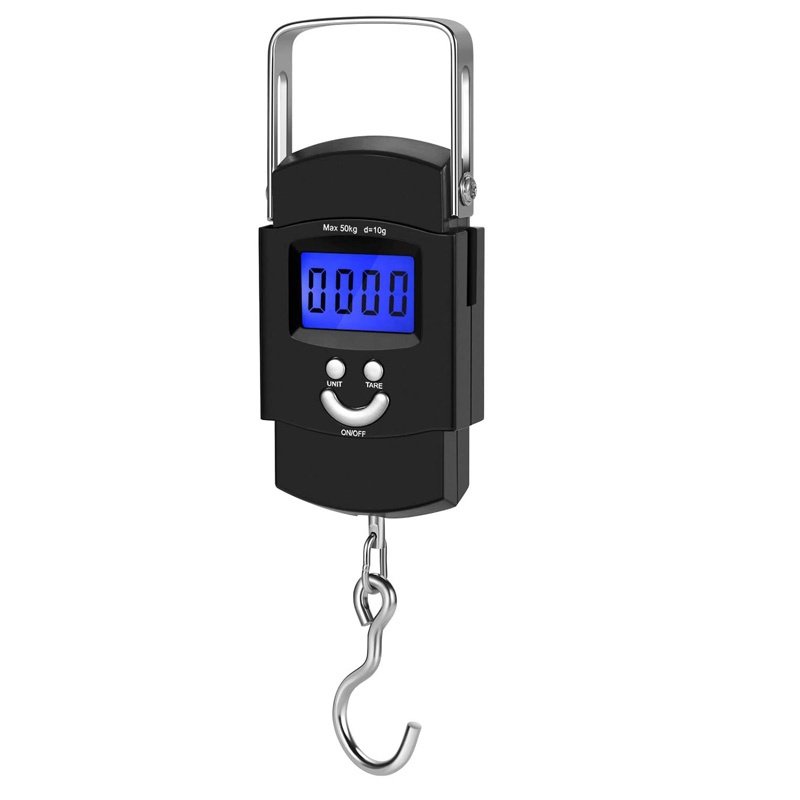 Digital Luggage Scale - Portable Hanging Suitcase Weight Scale With Backlit LCD Display, 110lb/50kg Capacity, Tare Function and Hook for Travel - Image 3