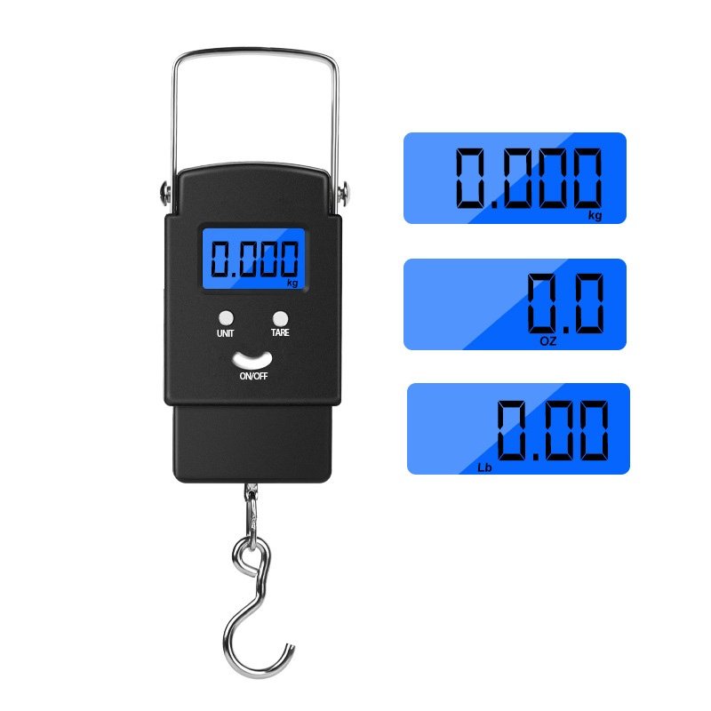 Digital Luggage Scale - Portable Hanging Suitcase Weight Scale With Backlit LCD Display, 110lb/50kg Capacity, Tare Function and Hook for Travel - Image 2