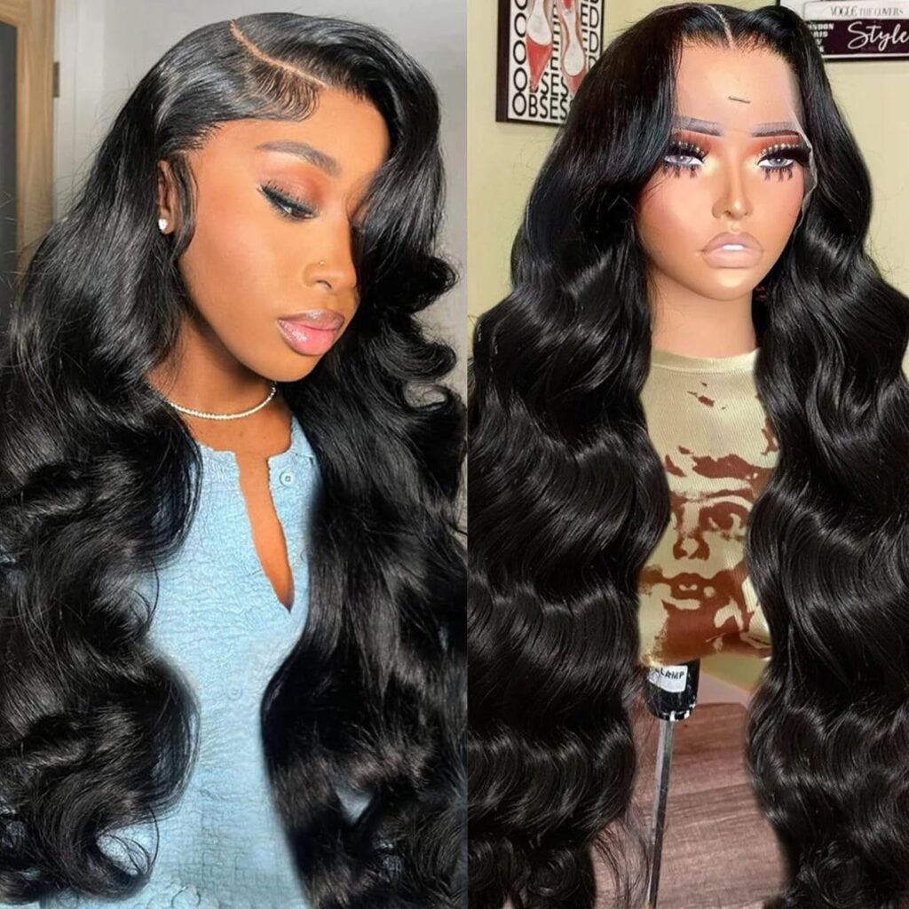 13x4 Lace Front Human Hair Wig — Body Wave, Natural Color, 150% Density