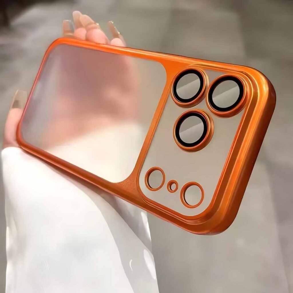 iPhone 17 Pro Max Silicone Case — Orange