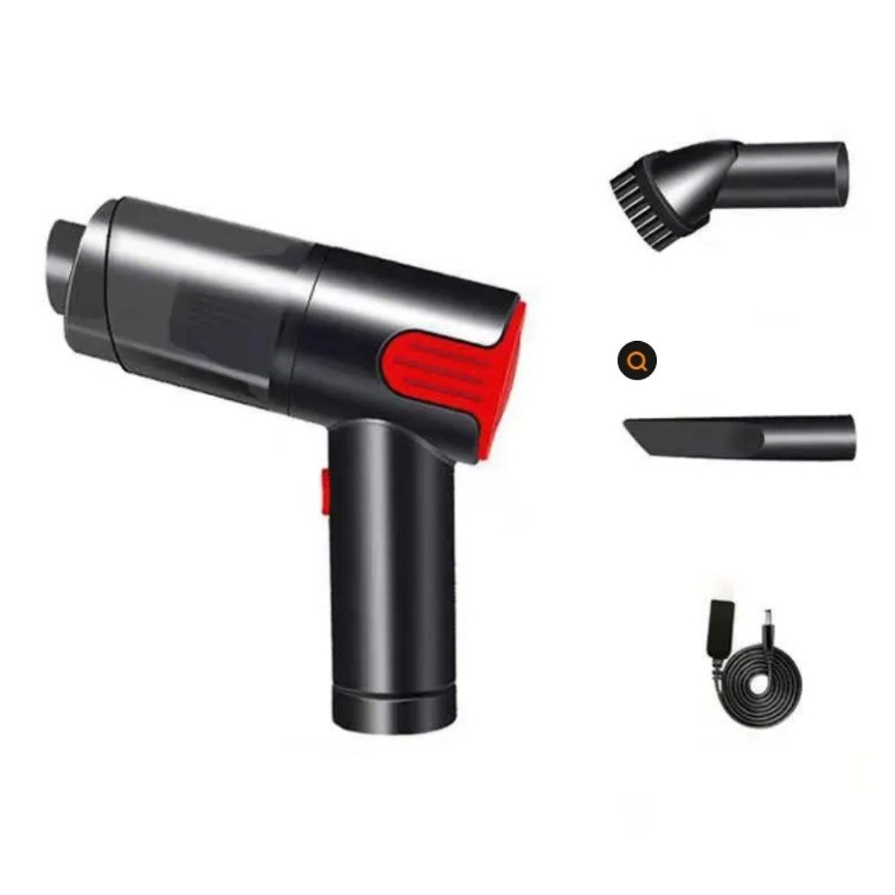 Wireless Handheld Car Vacuum Cleaner — USB Rechargeable Portable Mini